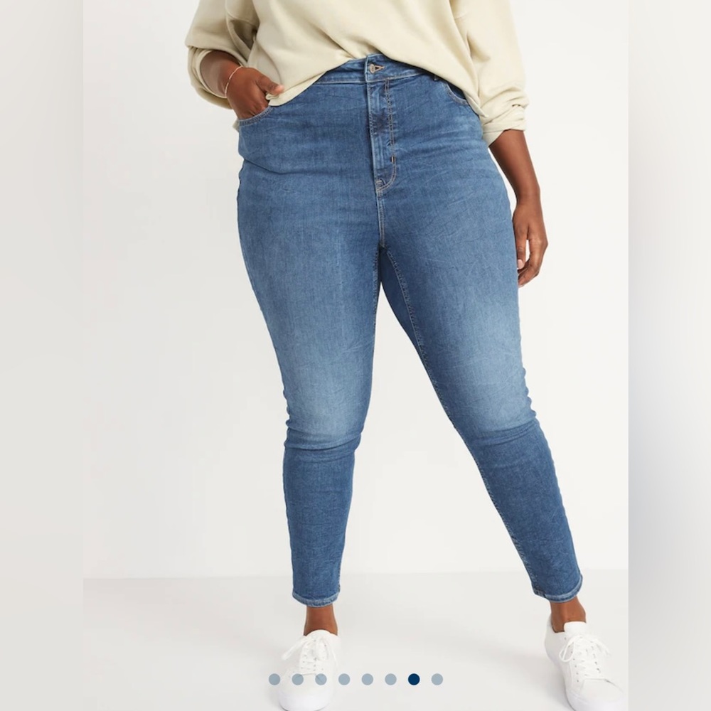 FitsYou 3-Sizes-in-1 Extra High-Waisted Rockstar Super Skinny Jeans for Women